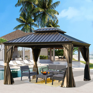 Garden Waterproof roof gazebo tent gazebos aluminum luxury pavilion outdoor for rest